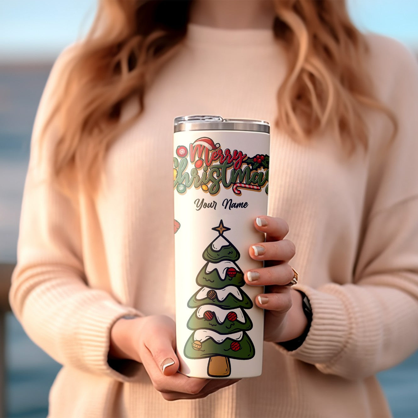 Rustic Christmas Tumbler