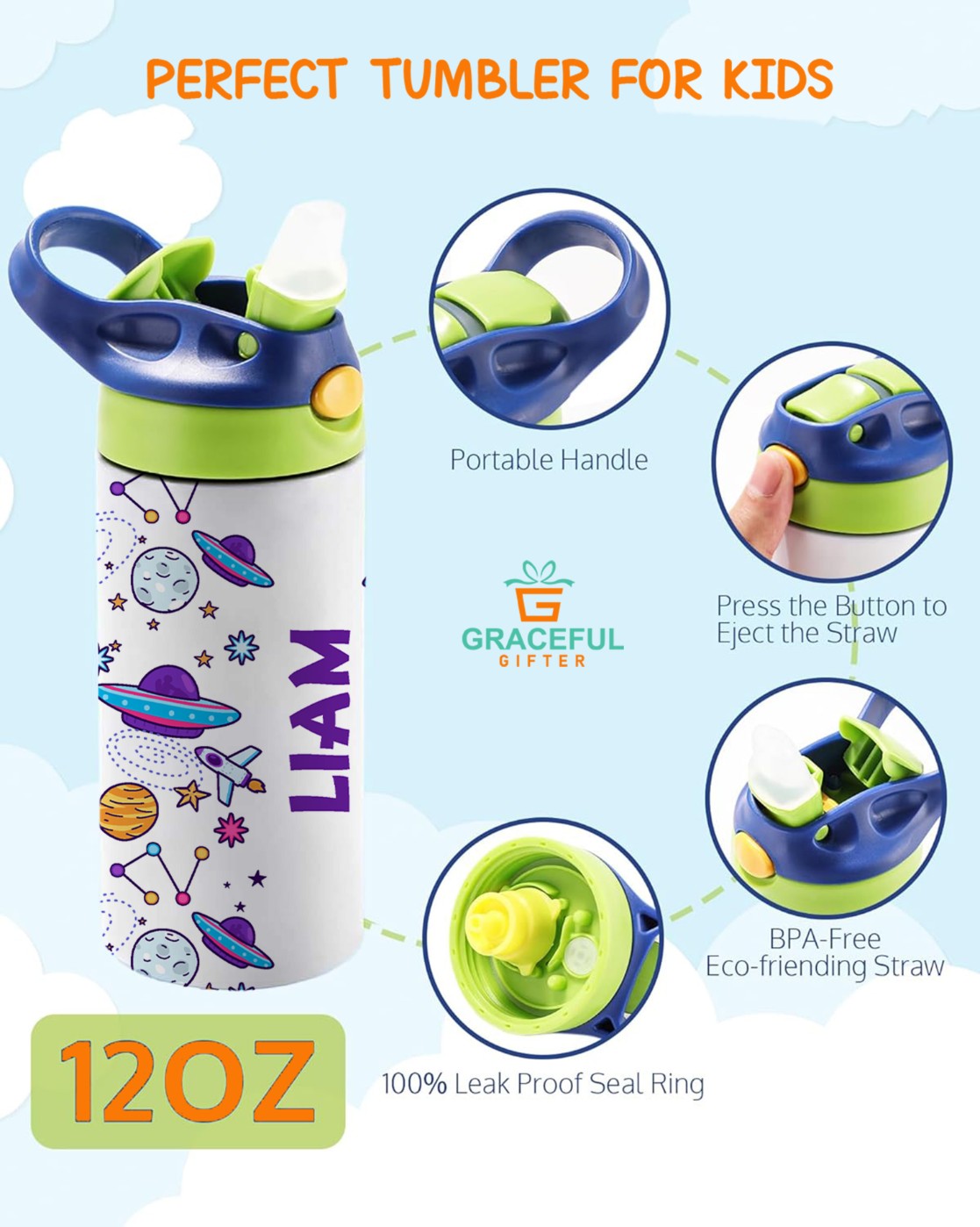 12 Unique Personalized Kids Tumblers