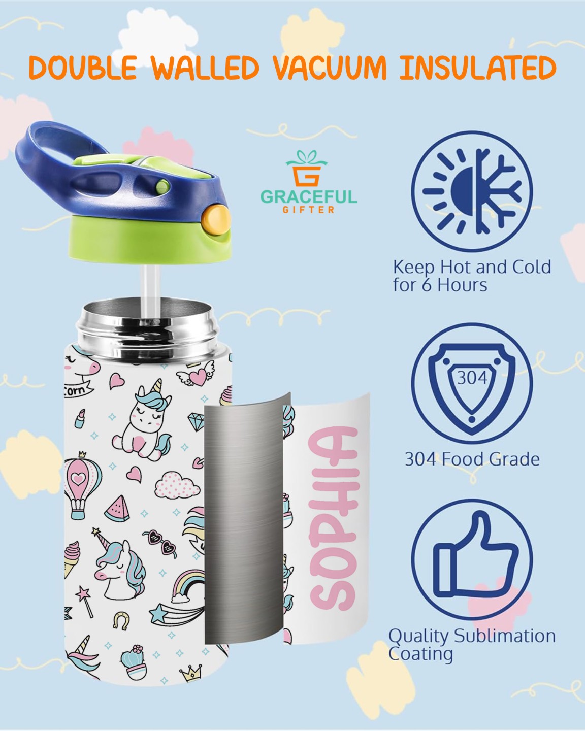 12 Unique Personalized Kids Tumblers