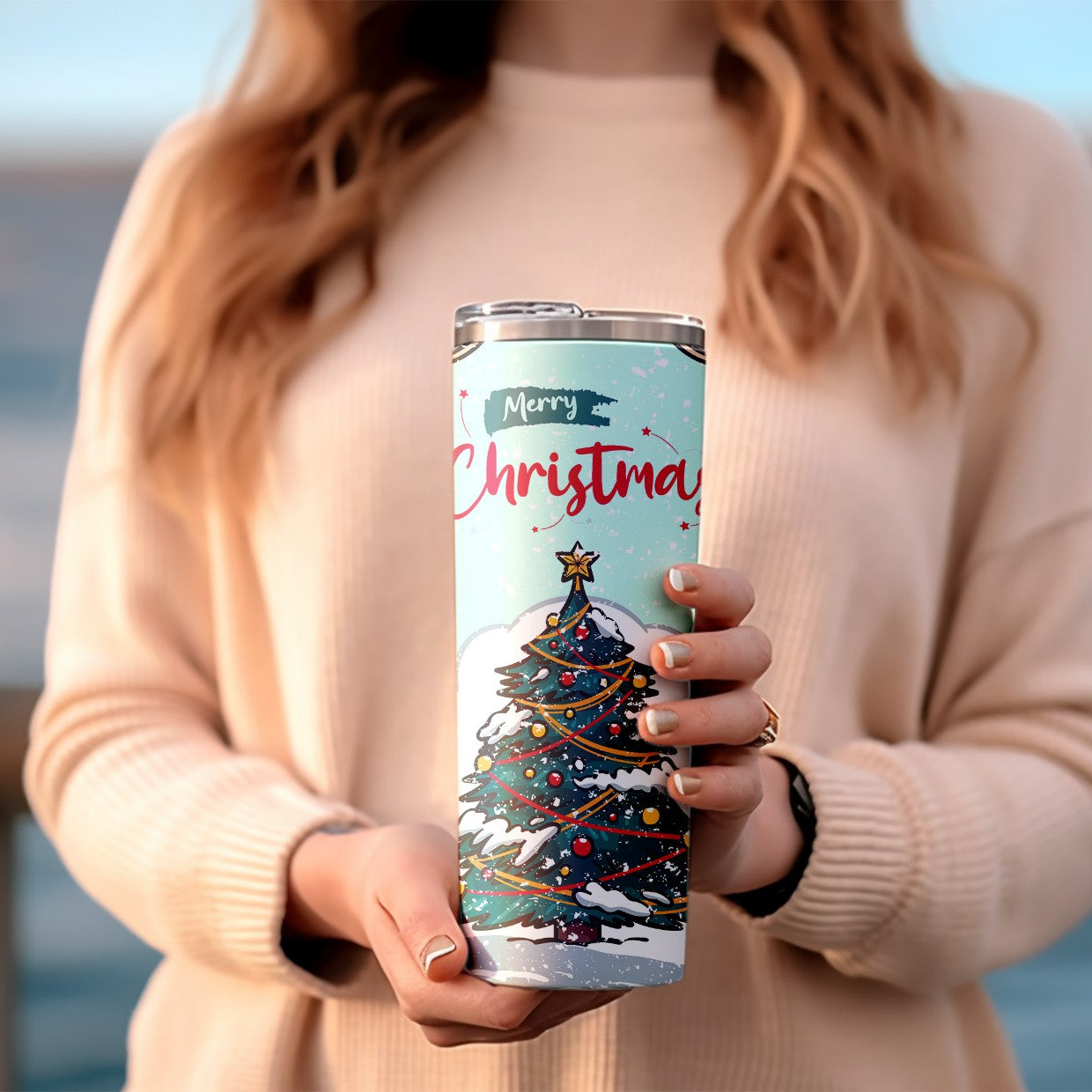 Christmas Scene Tumbler