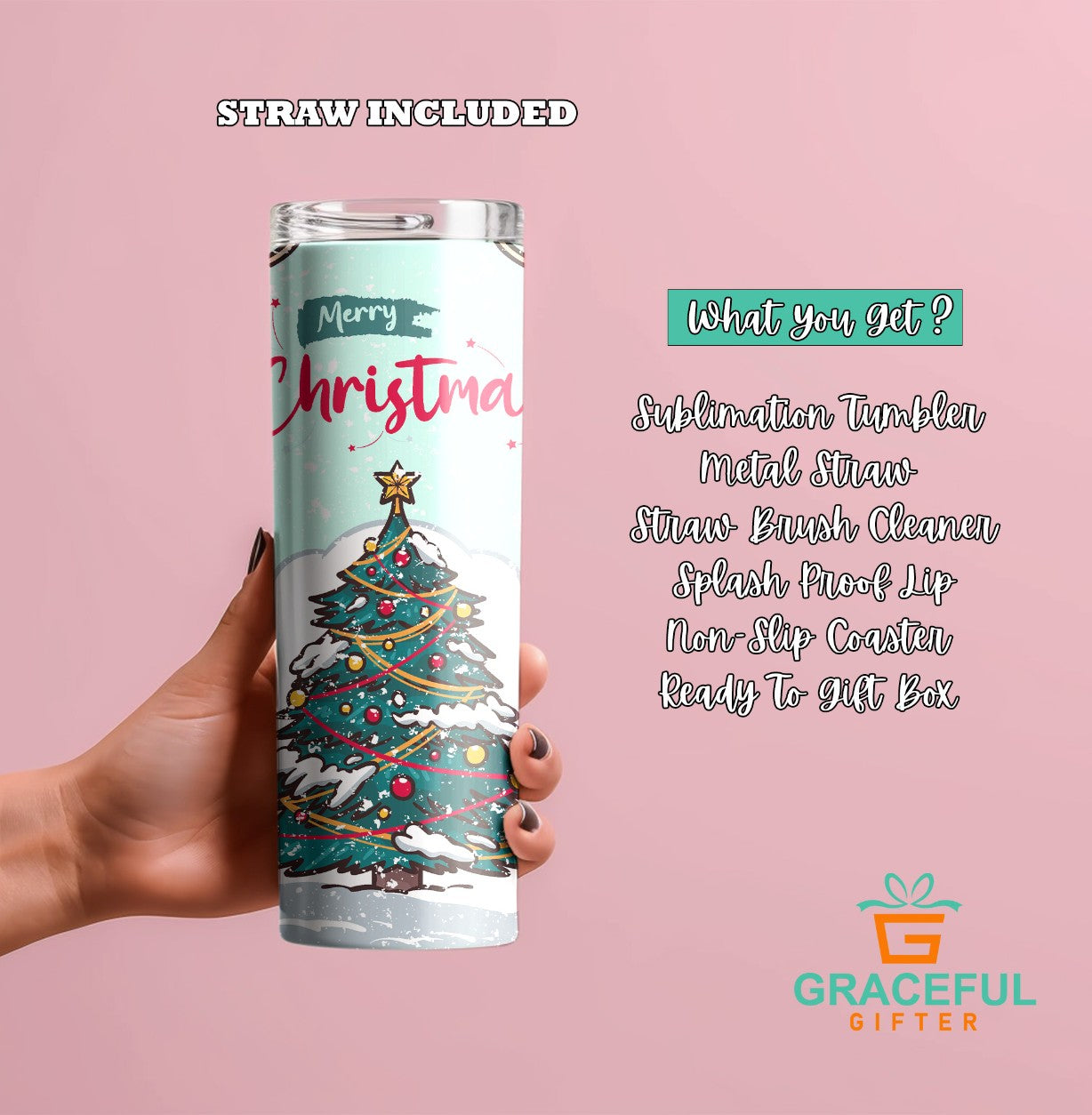 Christmas Scene Tumbler