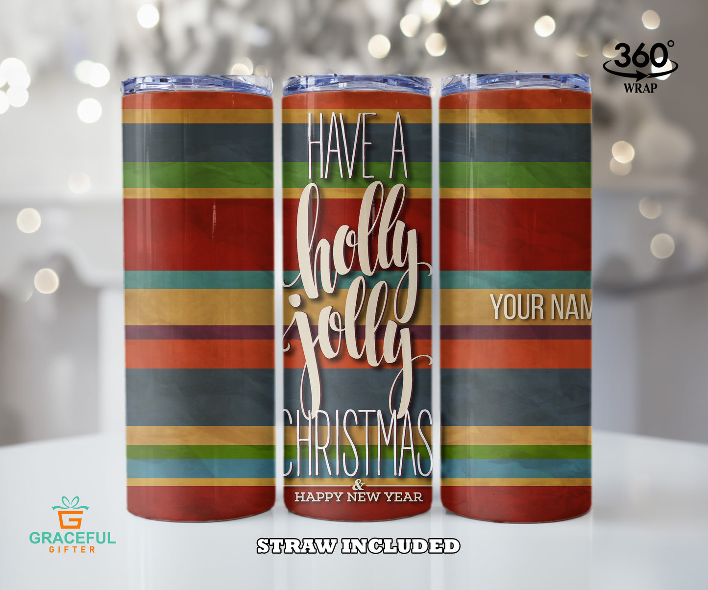 Holly Jolly Tumbler