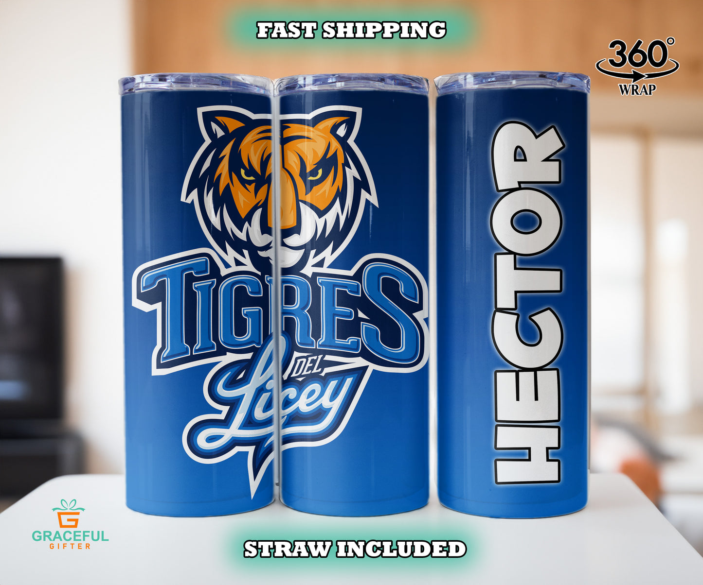 Los Tigres del Licey | Skinny Tumbler 20oz
