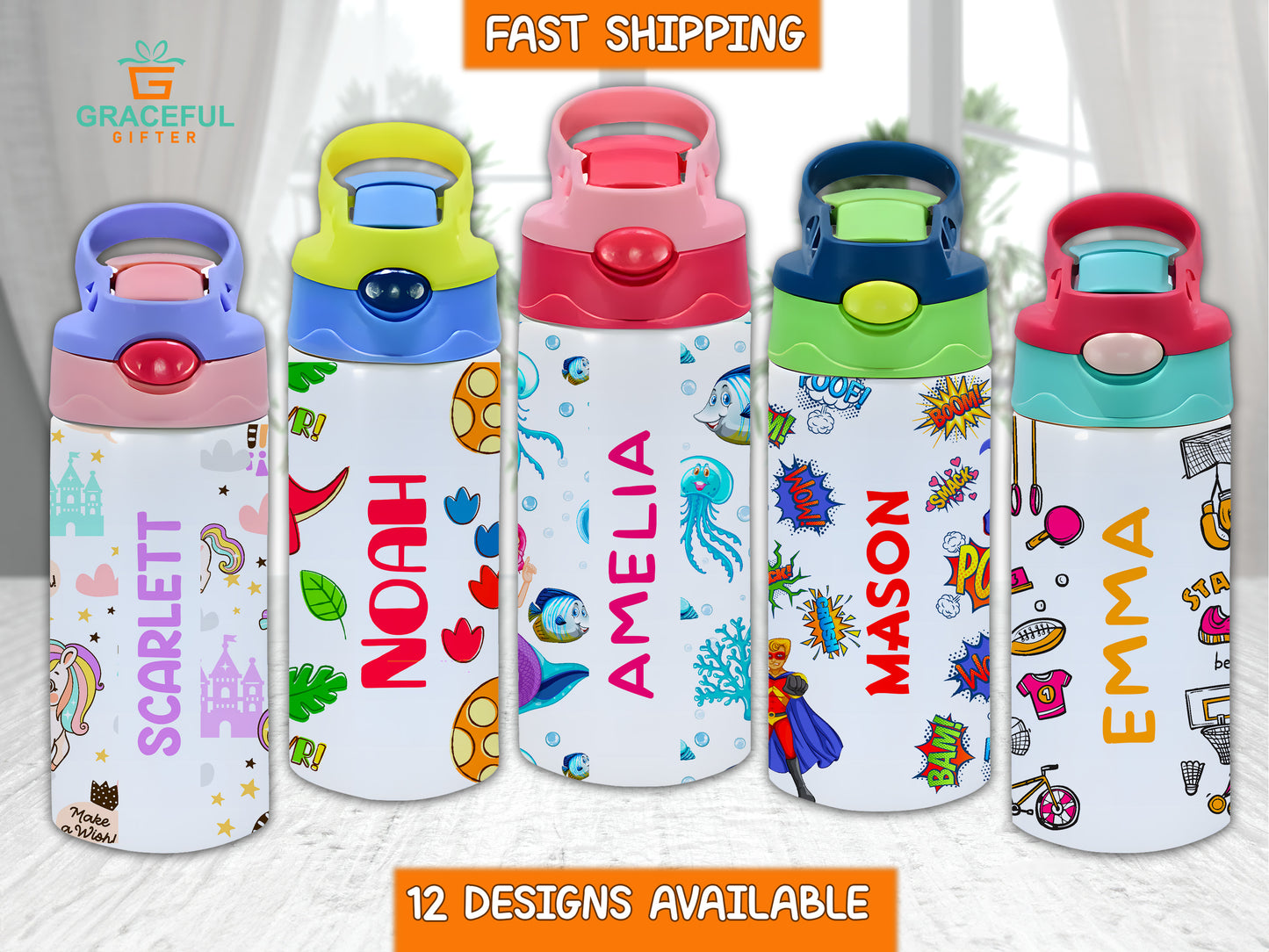 12 Unique Kids Tumblers