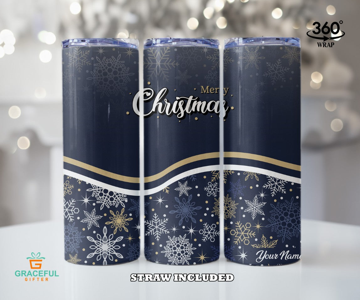 Snowflake Christmas Tumbler