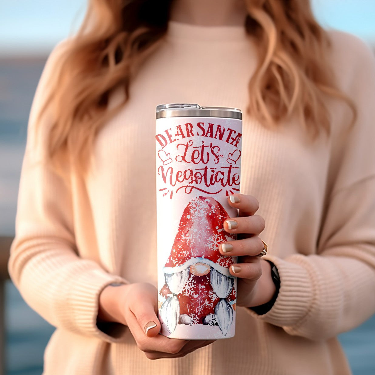 Gnome Christmas Tumbler