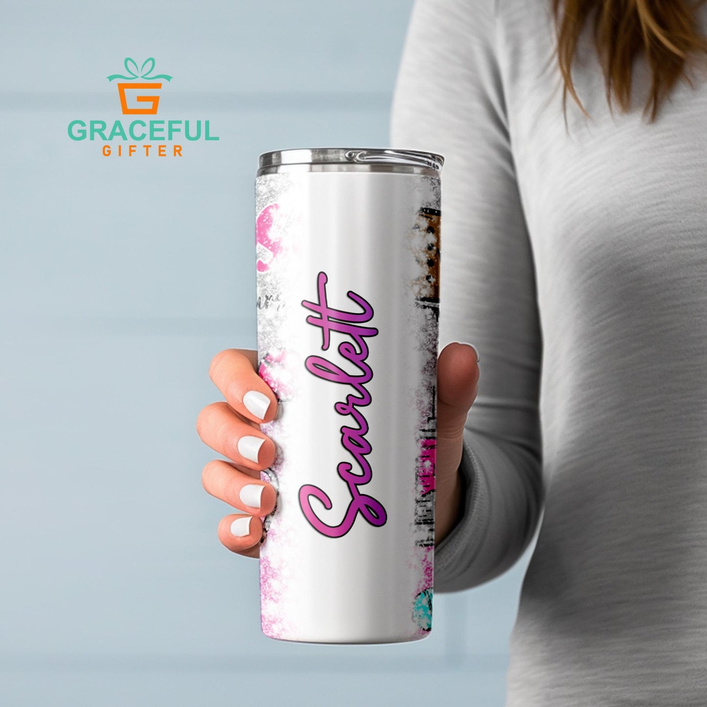 Pink Glitter Nurse Life Tumbler