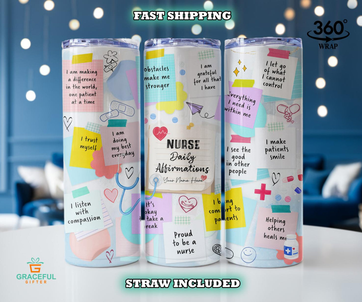 Nurse Life Affirmation Tumbler
