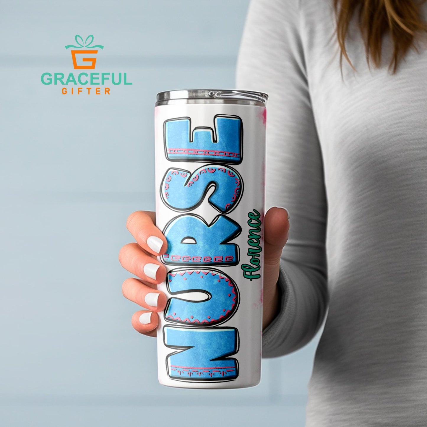 Cheetah Nurse Tumbler