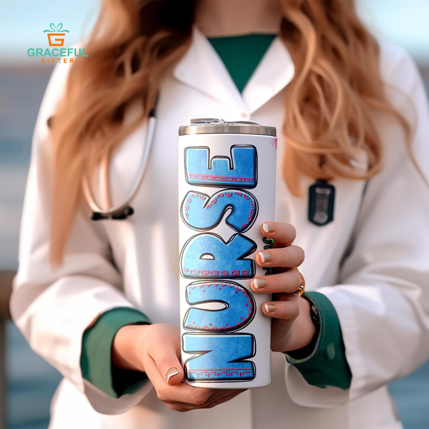 Cheetah Nurse Tumbler
